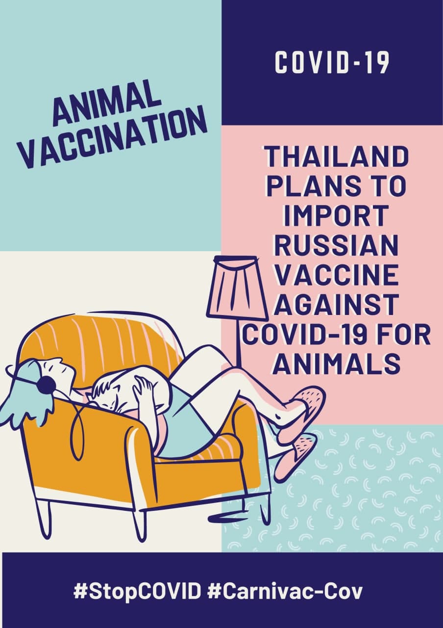 Thailand plans to import Russian vaccine against COVID-19 for animals
