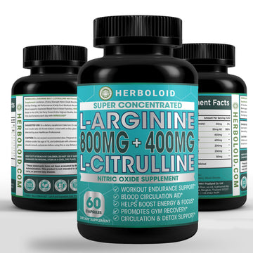 <transcy>L-Arginine + L-Citrulline ผลิตภัณฑ์เสริมอาหาร</transcy>