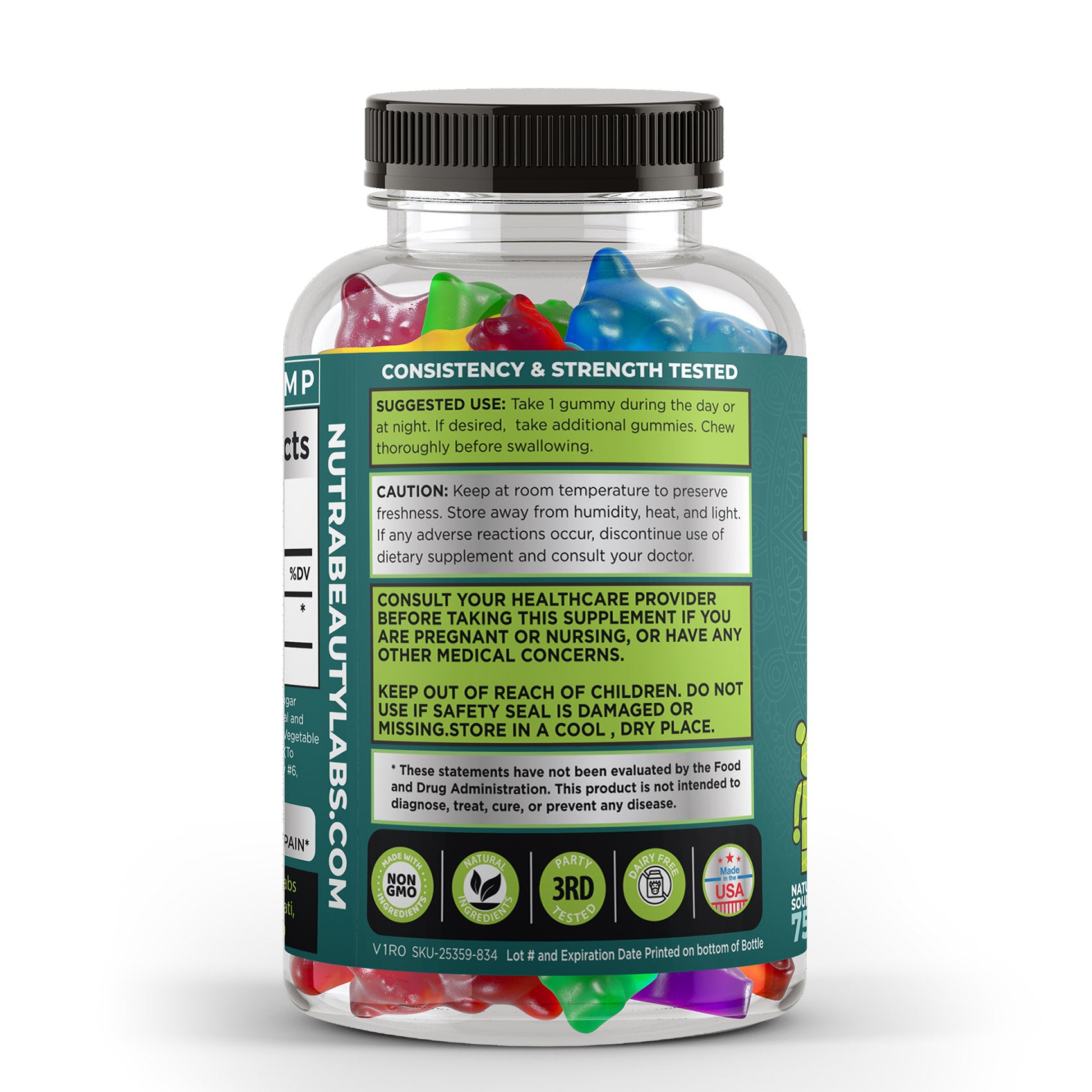 Herboloid Hemp Lights Stress & Pain Relief Gummies