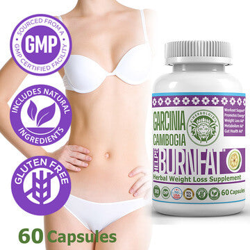 Herboloid Herbal Weight Loss Supplement, Garcinia Cambogia Supplement for Metabolism and Gut Health Aid, Workout Support Supplement