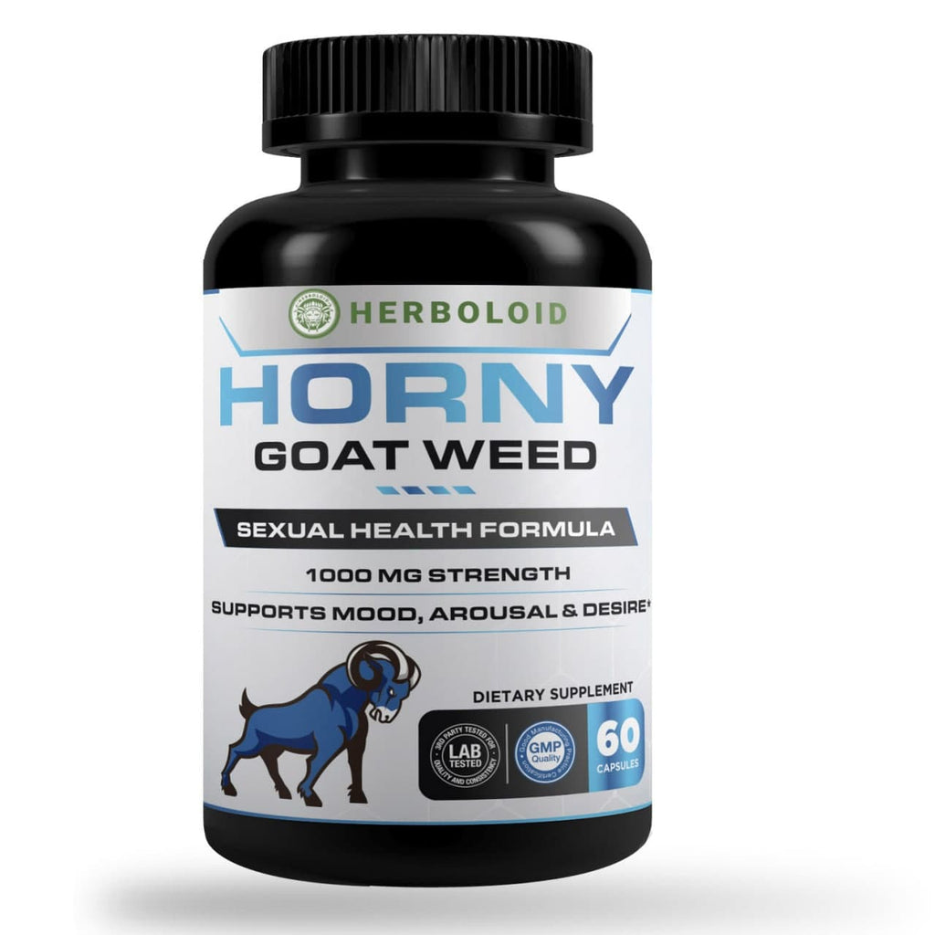 FLASH SALE Herboloid Goat Weed All-Natural Stamina Supplement Maca Powder, Tongkat Ali, L-Arginine, Muira Puama, Panax Potency Sexual Health